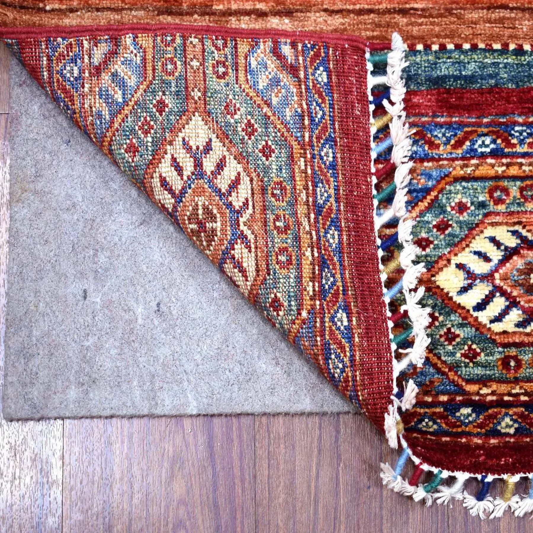 Hand-Knotted Tribal Afghan Design Handmade Wool Rug (Size 2.10 X 4.3) Cwral-8880