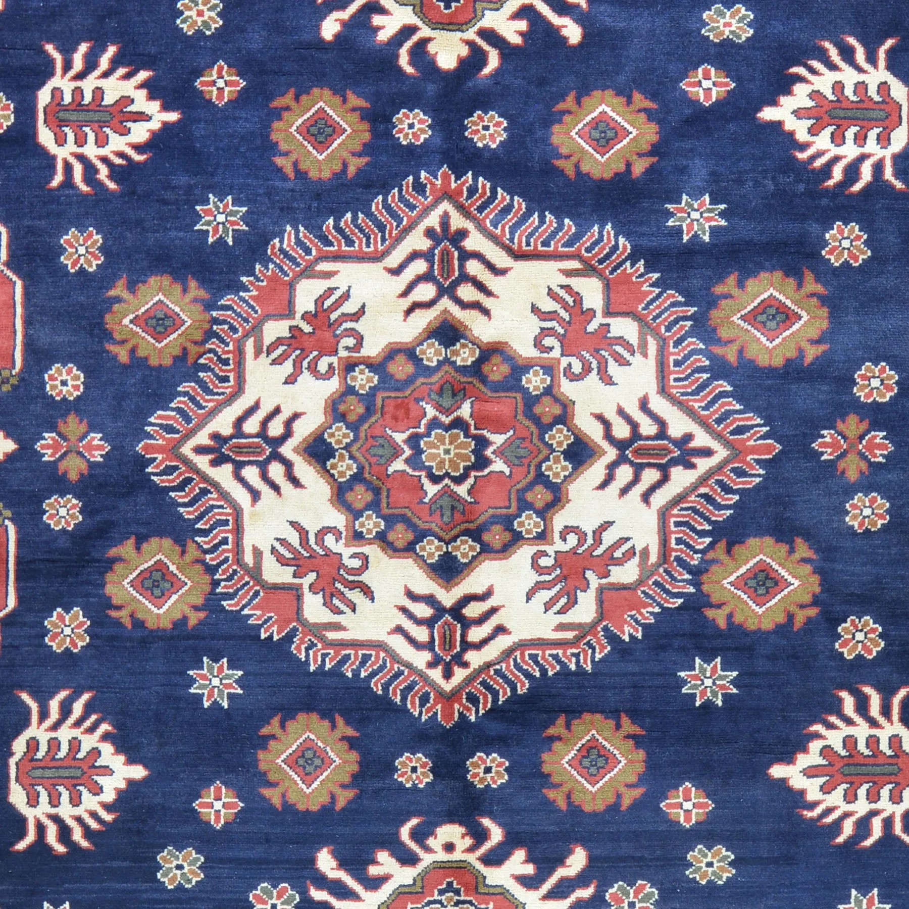 Hand-Knotted Tribal Afghan Karagai Wool Handmade Rug (Size 8.2 X 12.2) Cwral-8223