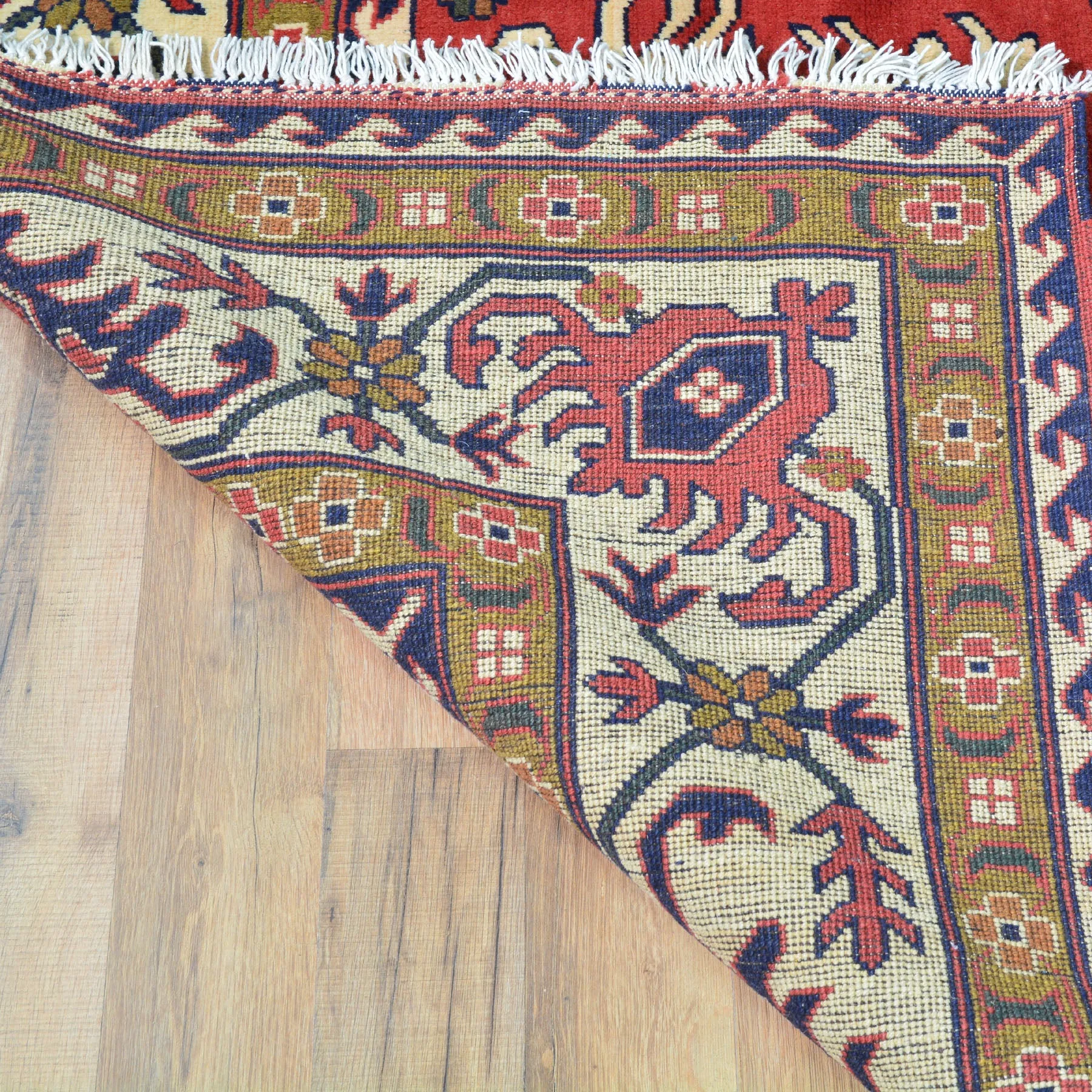 Hand-Knotted Tribal Afghan Karagai Wool Handmade Rug (Size 8.2 X 12.2) Cwral-8223