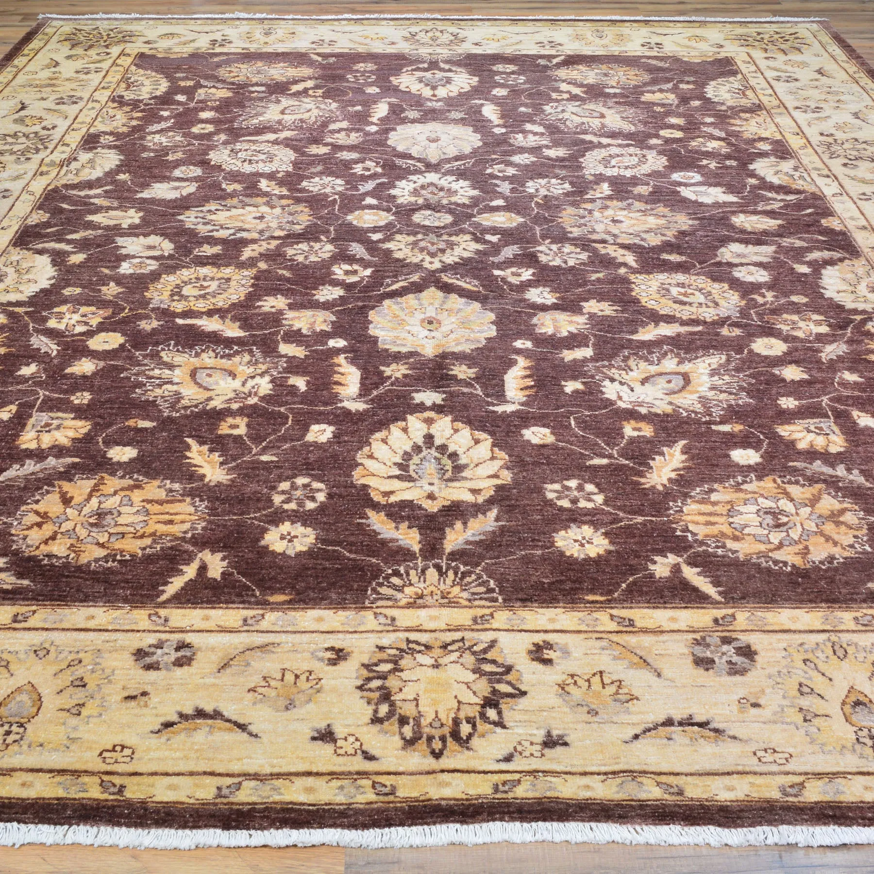 Hand-Knotted Tribal Chobi Traditional Design Wool Oriental Rug (Size 8.11 X 11.8) Cwral-6465