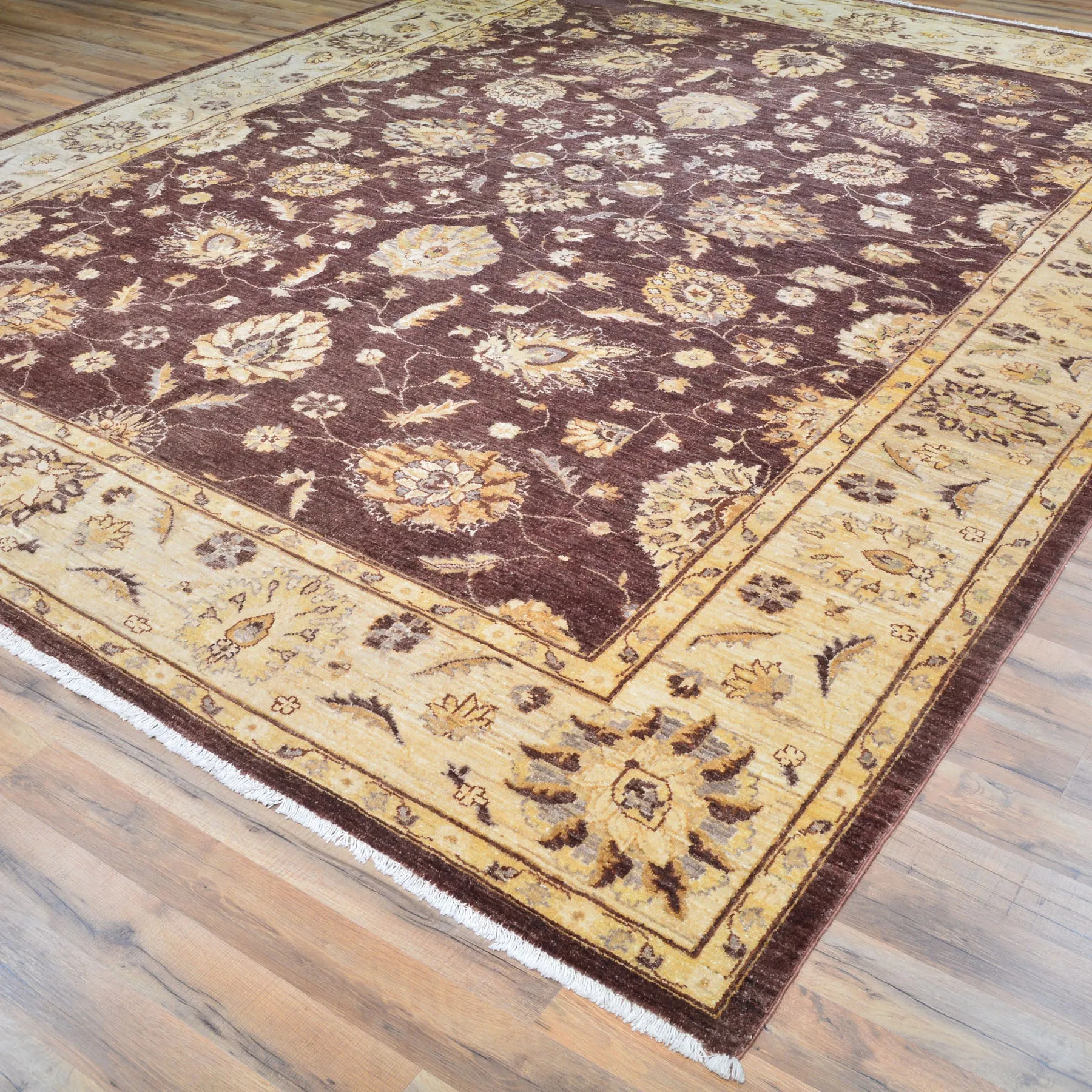 Hand-Knotted Tribal Chobi Traditional Design Wool Oriental Rug (Size 8.11 X 11.8) Cwral-6465
