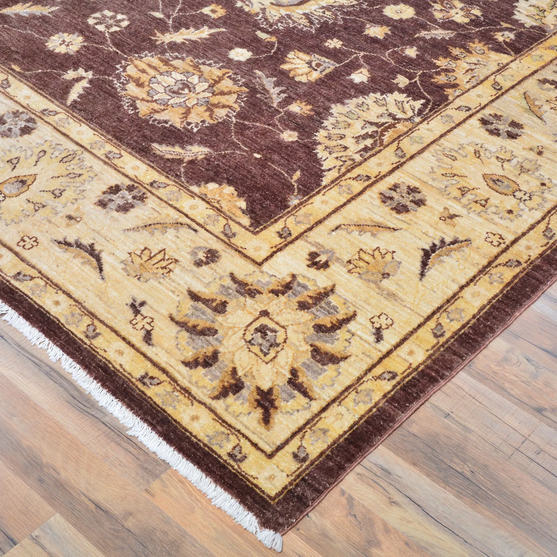 Hand-Knotted Tribal Chobi Traditional Design Wool Oriental Rug (Size 8.11 X 11.8) Cwral-6465