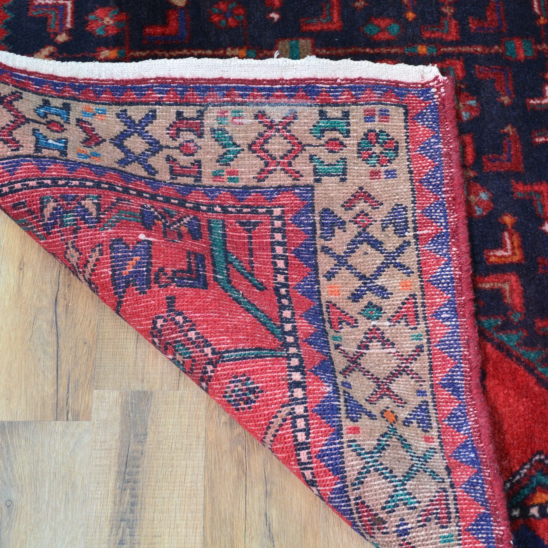 Hand-Knotted Tribal Persian Traditional Handmade Oriental Wool Rug (Size 4.2 X 9.10) Cwral-1428