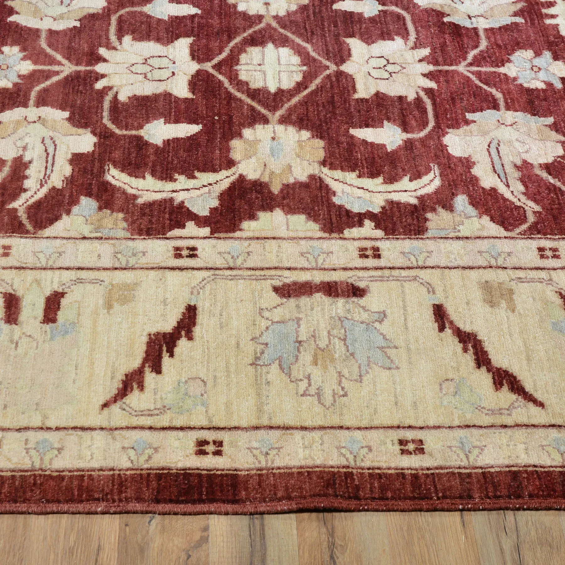 Hand-Knotted Tribal Peshawar Chobi Design Wool Oriental Rug (Size 8.0 X 9.11) Cwral-2562