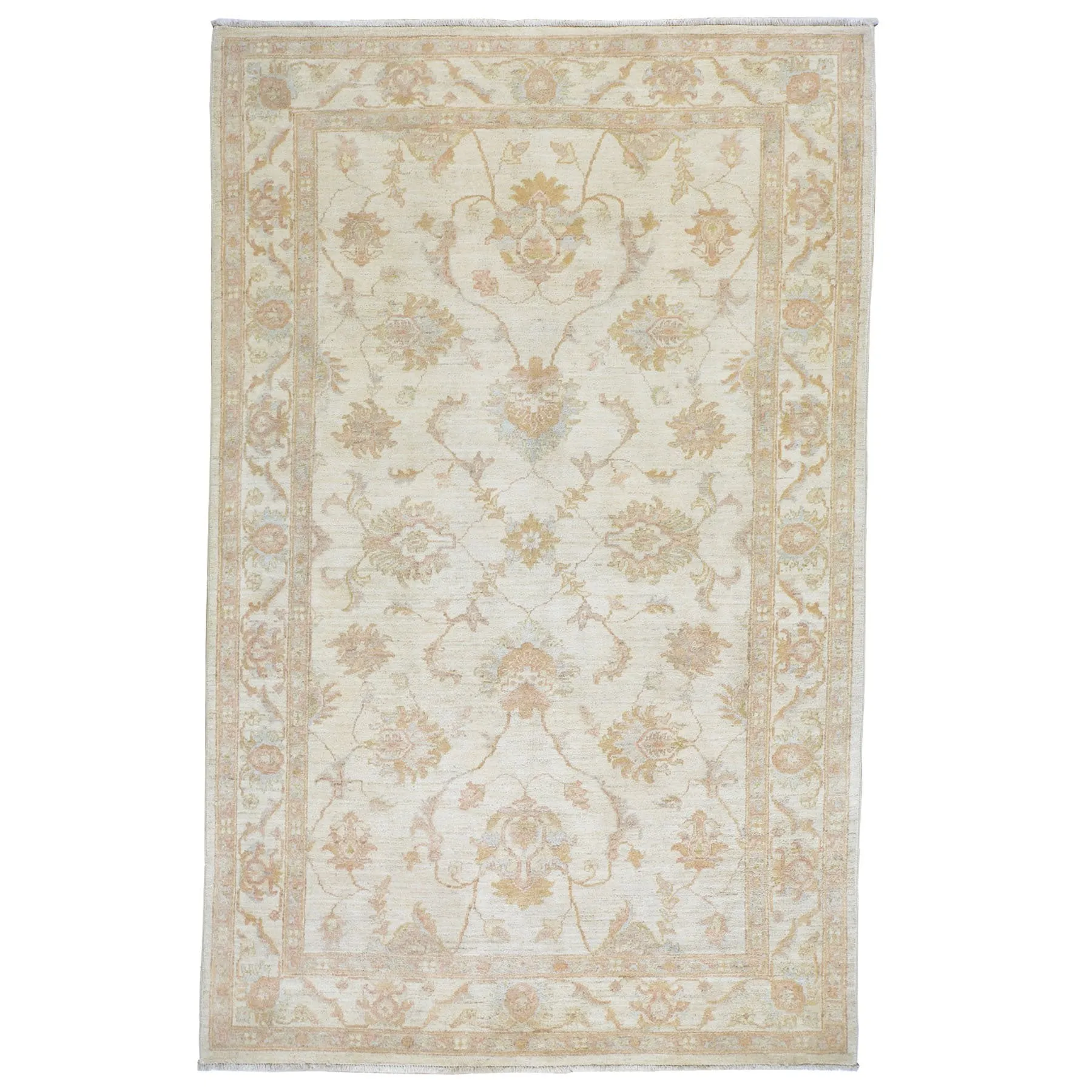 Hand-Knotted Tribal Peshawar Chobi Handmade Wool Rug (Size 5.1 X 8.1) Brral-3948