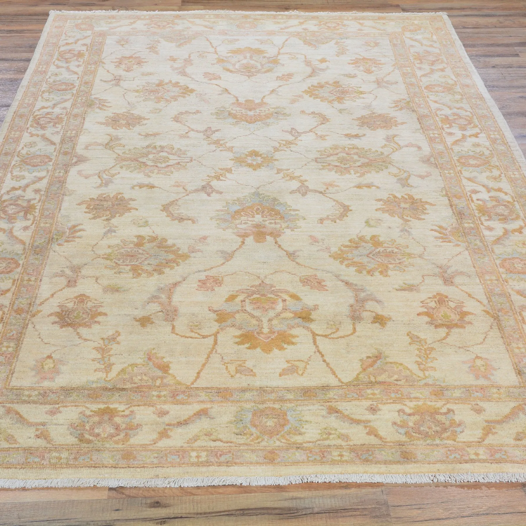 Hand-Knotted Tribal Peshawar Chobi Handmade Wool Rug (Size 5.1 X 8.1) Brral-3948