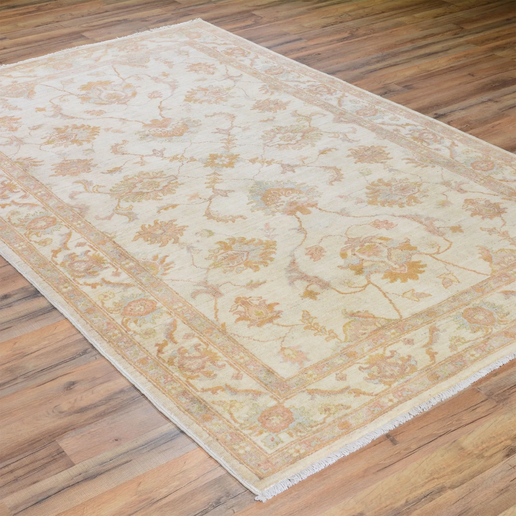 Hand-Knotted Tribal Peshawar Chobi Handmade Wool Rug (Size 5.1 X 8.1) Brral-3948