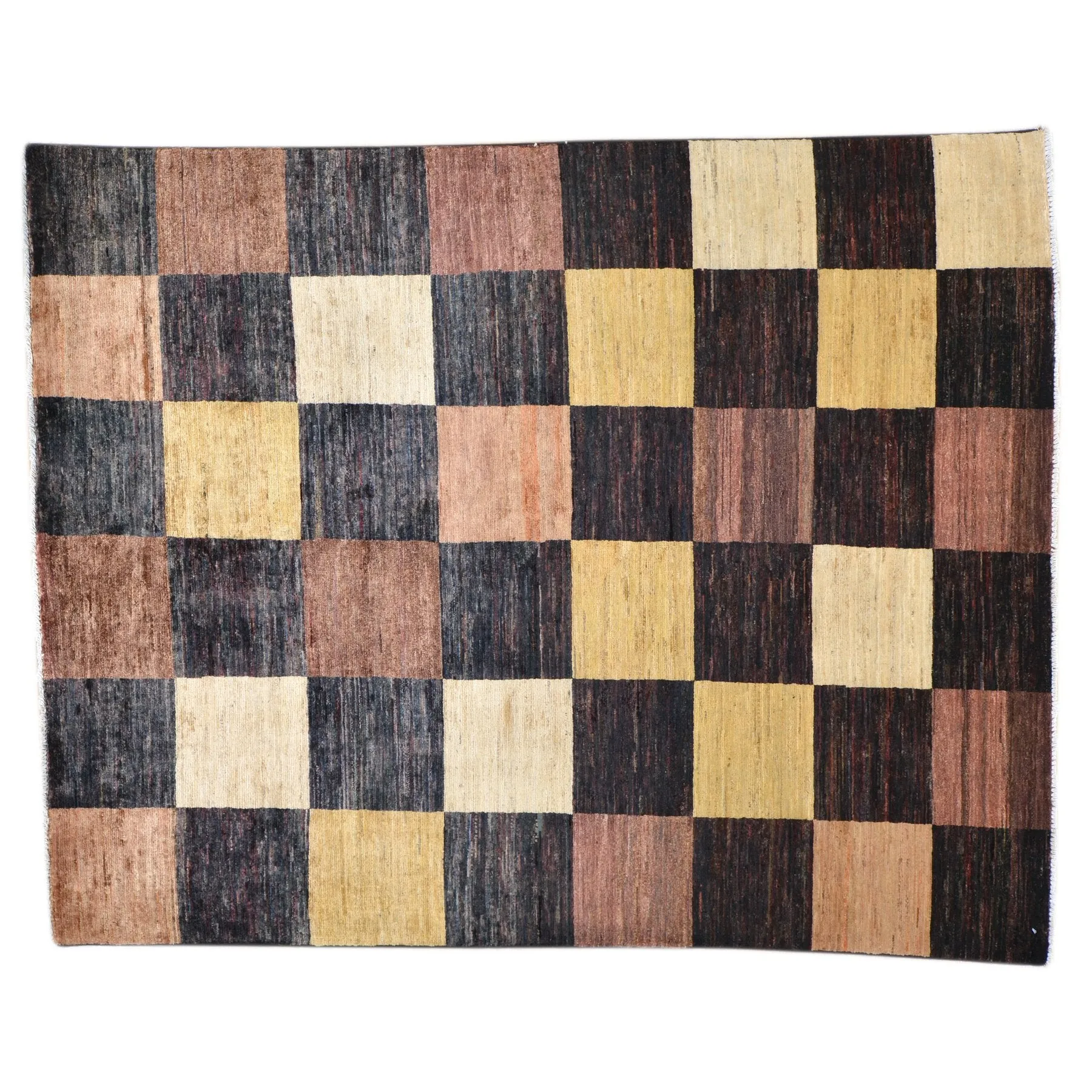 Hand-Knotted Tribal Peshawar Design Gabbeh Wool Rug (Size 4.11 X 6.5) Brral-834