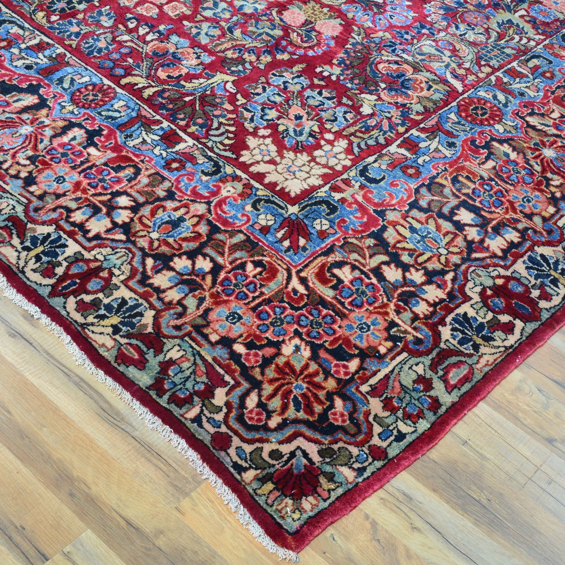 Hand-Knotted Tribal Vintage Persian Traditional Design Wool Rug (Size 8.11 X 11.8) Cwral-10455