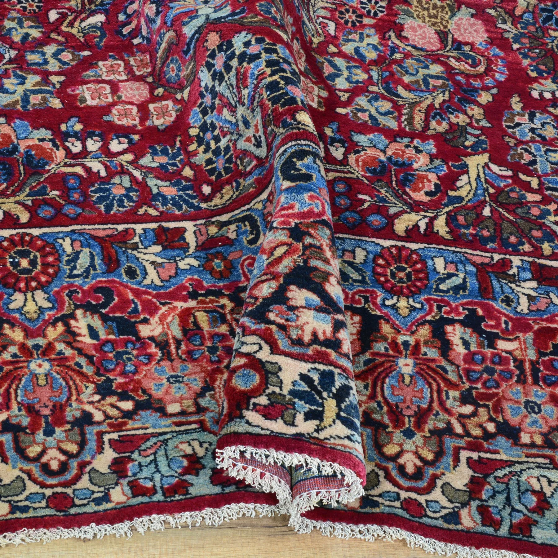 Hand-Knotted Tribal Vintage Persian Traditional Design Wool Rug (Size 8.11 X 11.8) Cwral-10455
