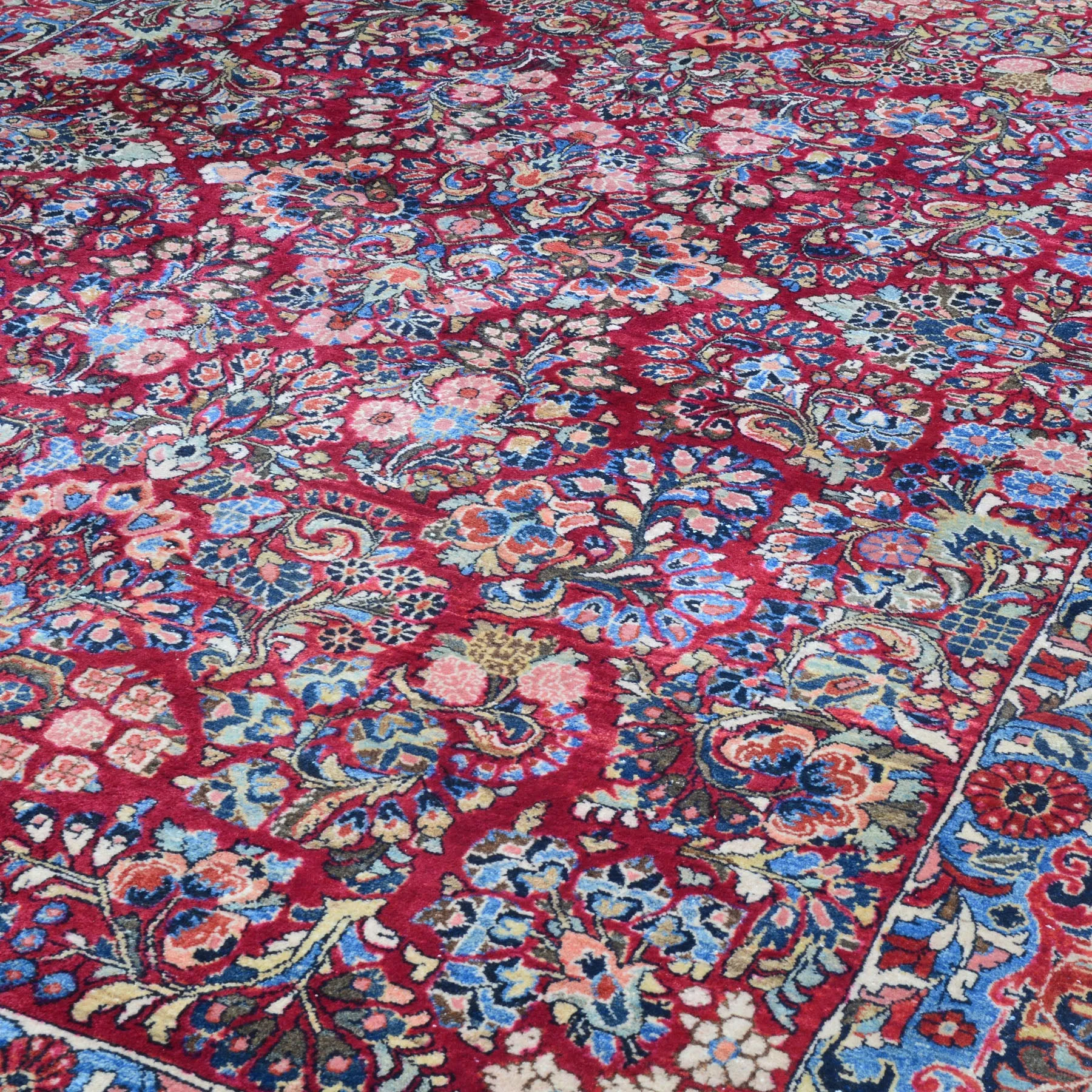 Hand-Knotted Tribal Vintage Persian Traditional Design Wool Rug (Size 8.11 X 11.8) Cwral-10455