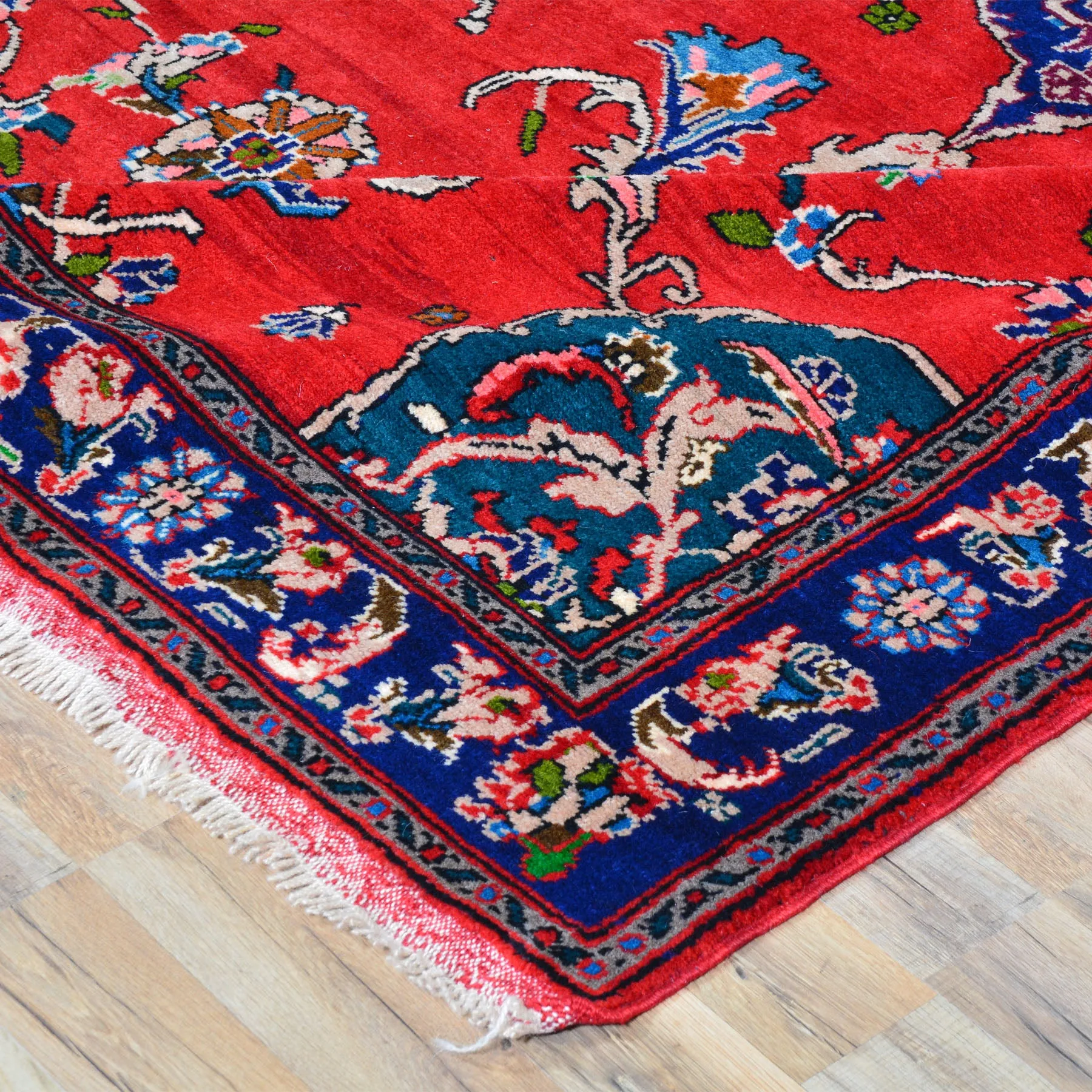 Hand-Knotted Turkish Taban Traditional Tribal Handmade Wool Rug (Size 5.6 X 8.11) Cwral-6831