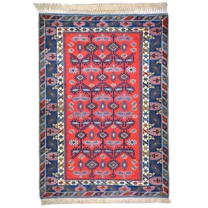 Hand-Knotted Turkish Taban Traditional Tribal Handmade Wool Rug (Size 6.7 X 9.5) Cwral-6813