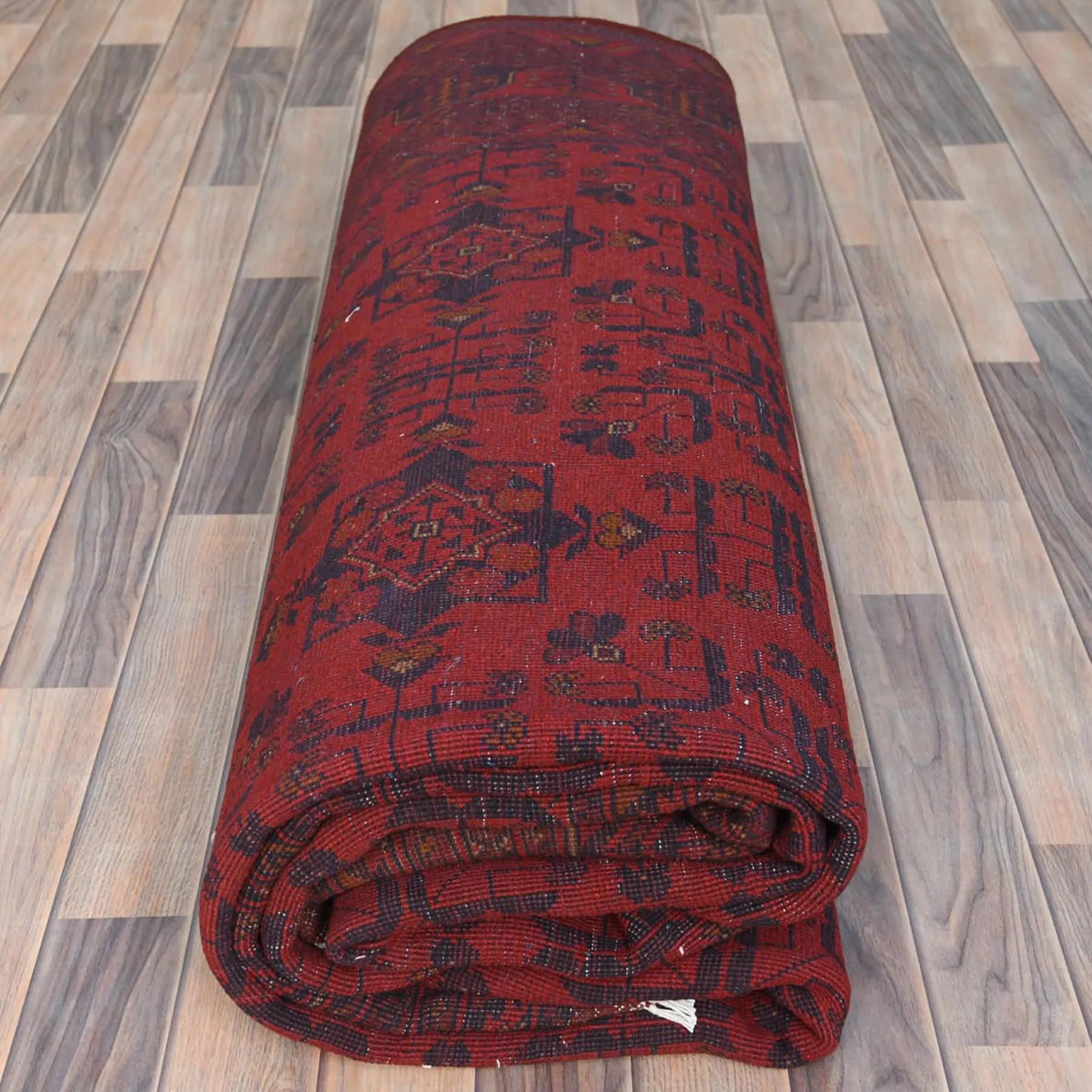 Hand-Knotted Turkoman Tribal Design Oriental Handmade Wool Rug (Size 8.3 X 11.2) Cwral-10425