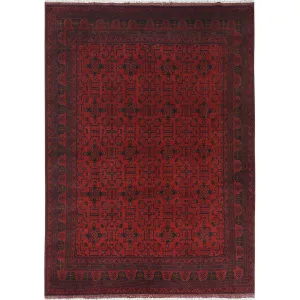 Hand-Knotted Turkoman Tribal Design Oriental Handmade Wool Rug (Size 8.3 X 11.2) Cwral-10425