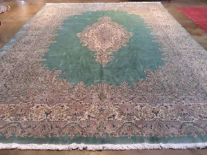 Hand-Knotted Vintage Traditional Design Wool Rug (Size 11.6 X 16.10) Brrsf-1209