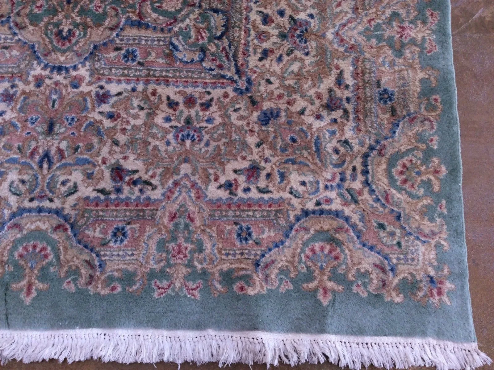 Hand-Knotted Vintage Traditional Design Wool Rug (Size 11.6 X 16.10) Brrsf-1209