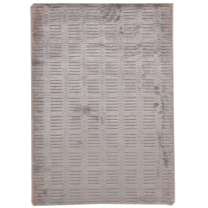 Hand-Loomed Fine Bamboo Slik Wool Rug (Size 2.1 X 3.0) Cwral-1962