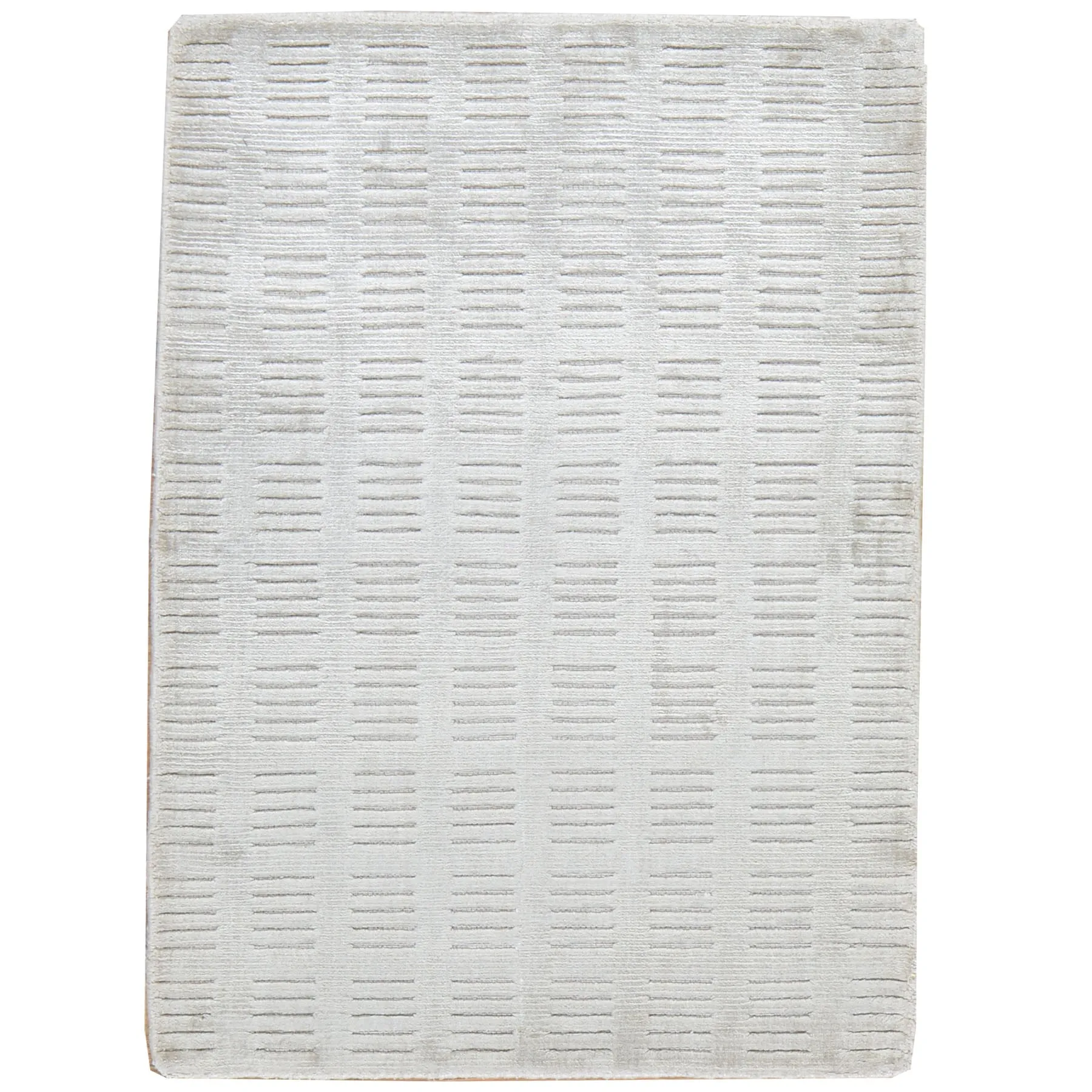 Hand-Loomed Fine Bamboo Slik Wool Rug (Size 2.1 X 3.0) Cwral-2004