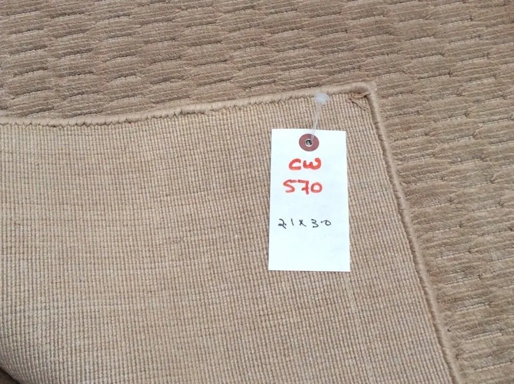 Hand-Loomed Modern Gabbeh Design Bamboo Silk Rug (Size 2.1 X 3.0) Brrsf-1710