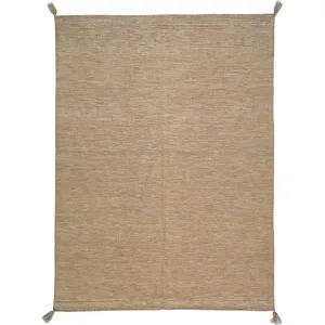Hand-Woven Flat-Weave Contemporary Design Handmade Wool Rug (Size 5.2 X 6.11) Cwral-10974