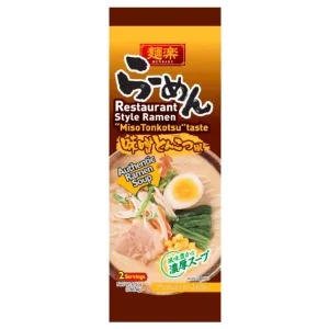 Hikari Menraku Japanese Ramen Tonkotsu (For Export) 186.4g