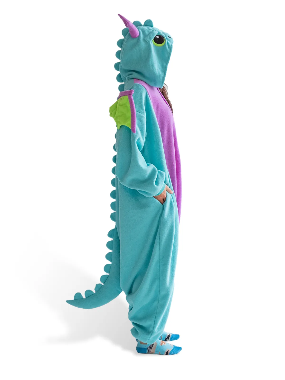 Huff the Teal Dragon Kigurumi
