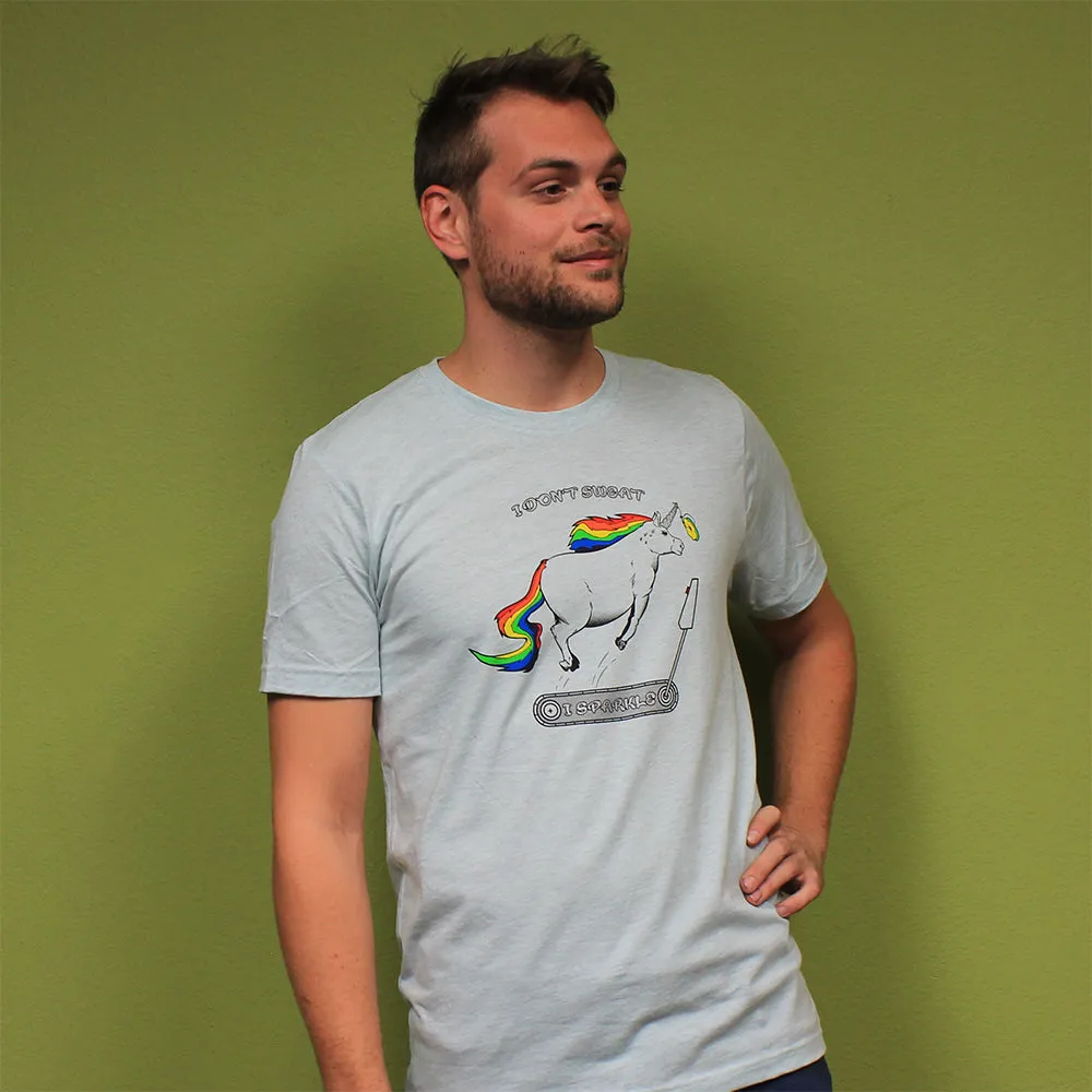I Don't Sweat, I Sparkle Fabulous Unicorn Shirt