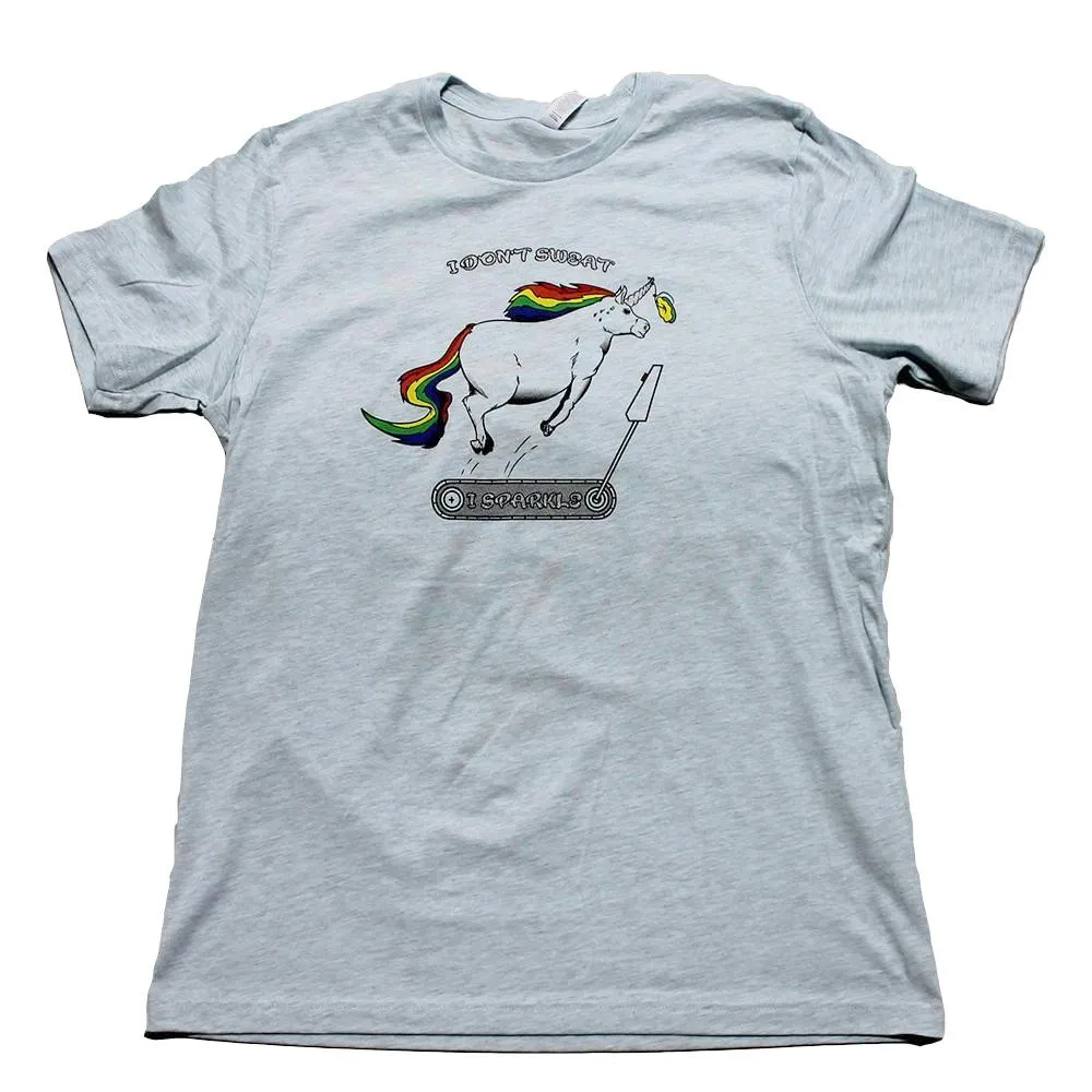 I Don't Sweat, I Sparkle Fabulous Unicorn Shirt