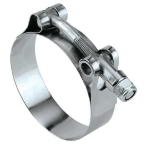 Ideal?? Heavy-Duty T-Bolt Clamp, 2 3/8"-2 3/4" Dia, 3/4"W, Stainless Steel, 30011-0238-051