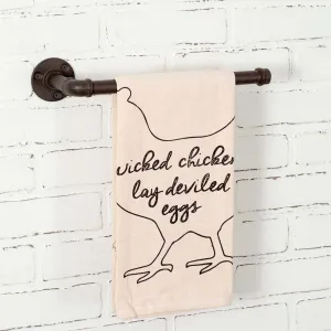 Industrial Pipe Towel Holder
