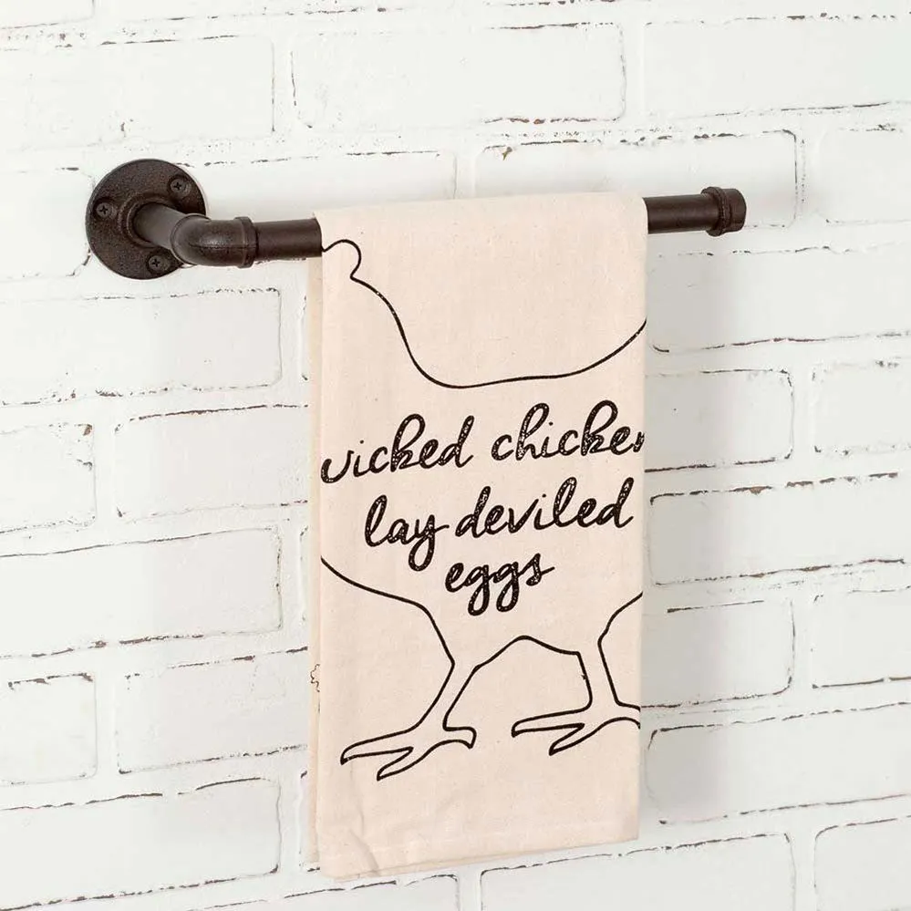 Industrial Pipe Towel Holder