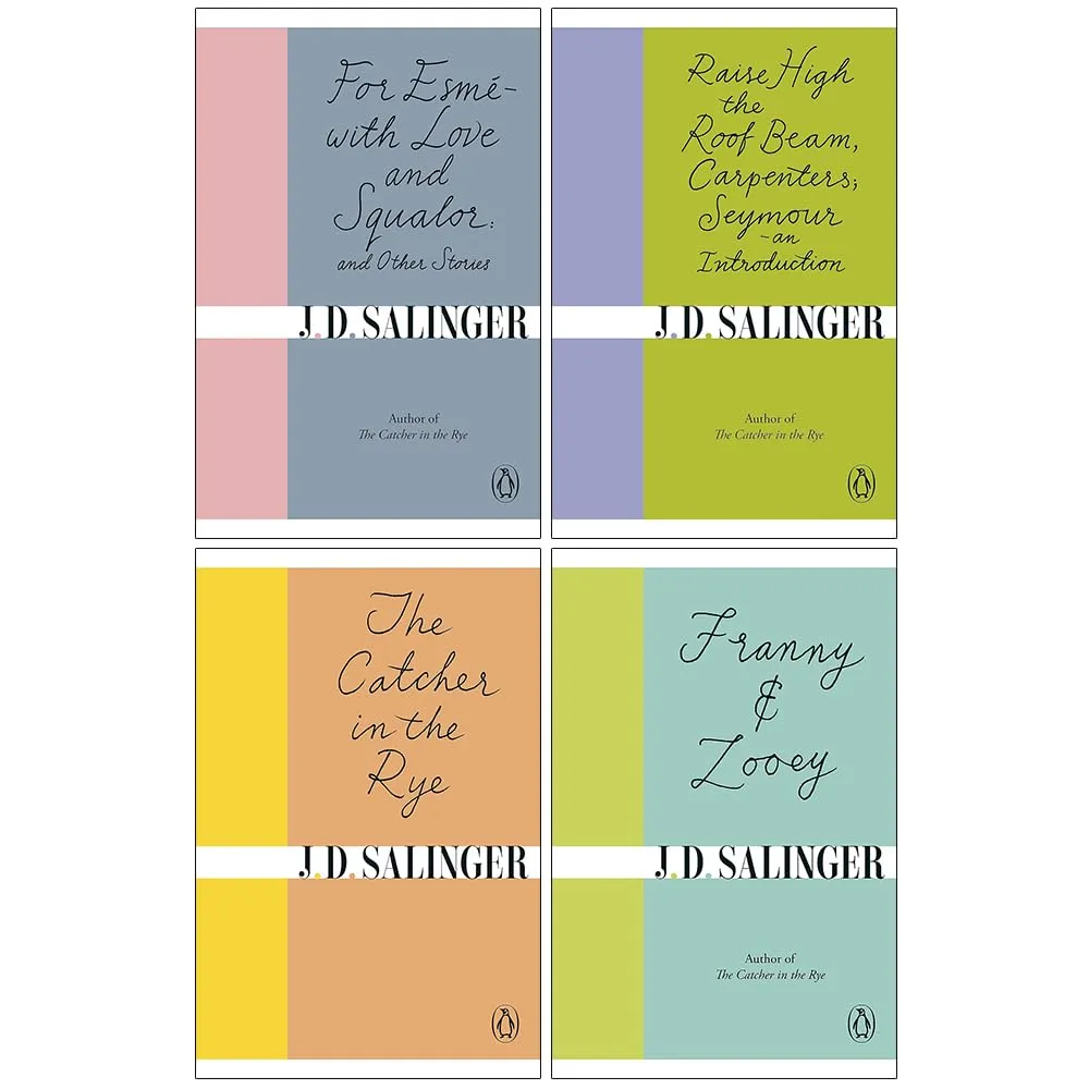 J. D. Salinger Collection 4 Books Set (For Esme with Love and Squalor, Raise High the Roof Beam)