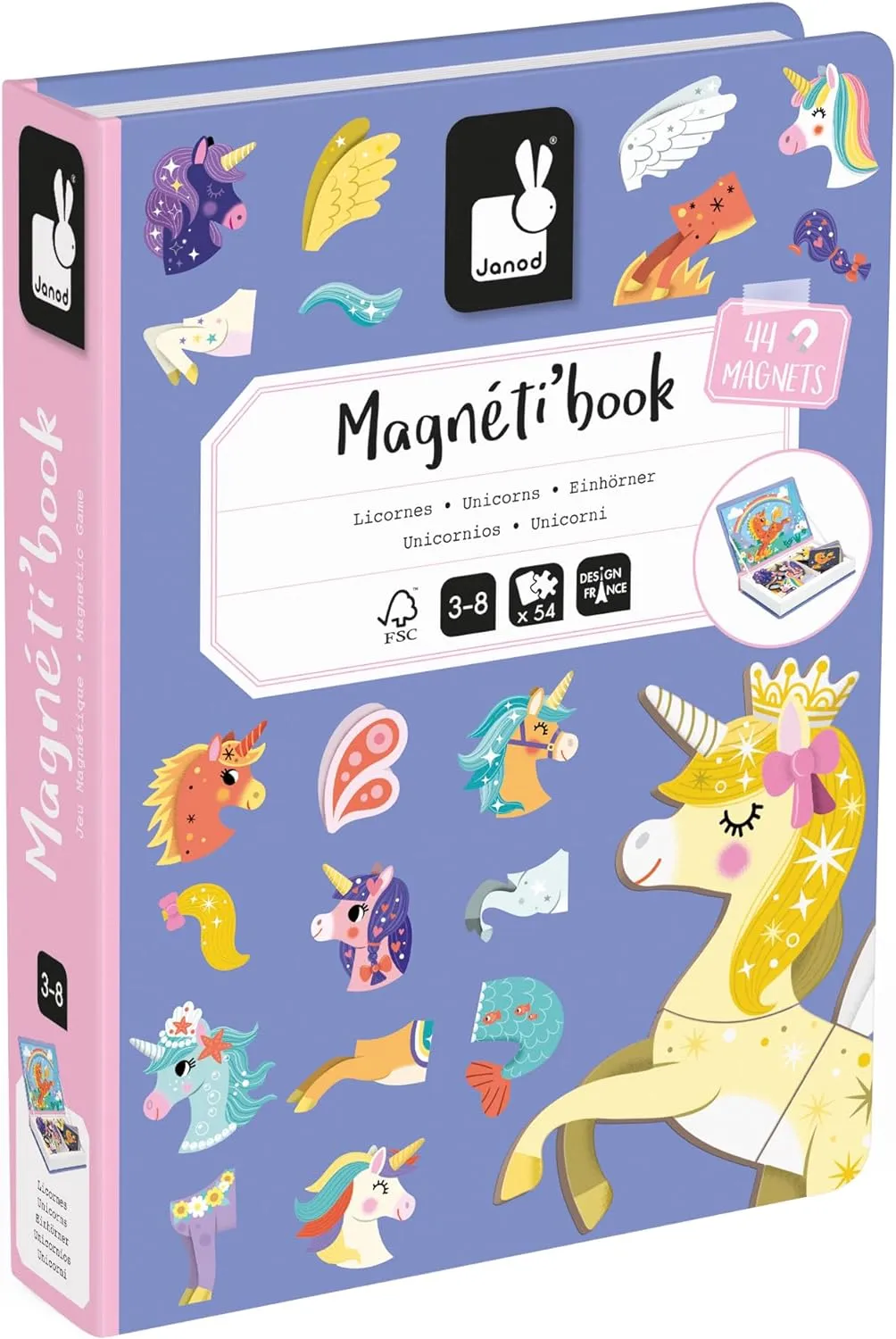 Janod Magnetibook Unicorns