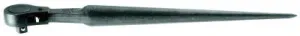 Klein Tools 1/2 in Construction Wrench Ratcheting Socket Drive, Pear, 15 in, Black Oxide, 3238
