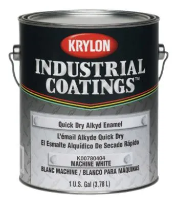 Krylon® Industrial 78 Series Quick Dry Alkyd Enamels, 1 Gallon Can, Gloss Black, K00780113-16