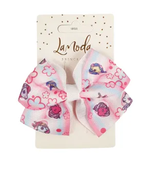 LaModa Princess Unicorn Bowclip Pink