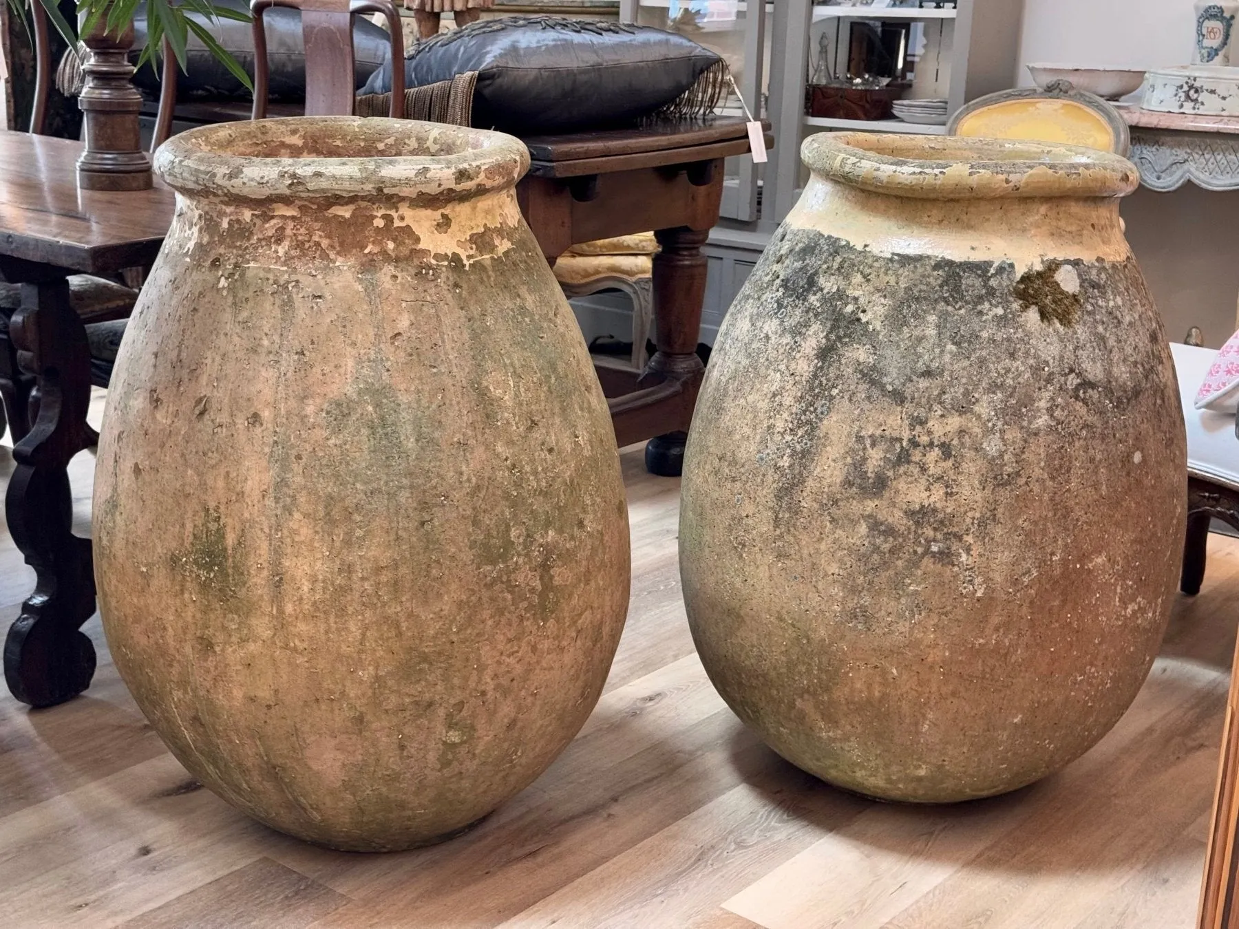 Large 19th Century French Biot Jars