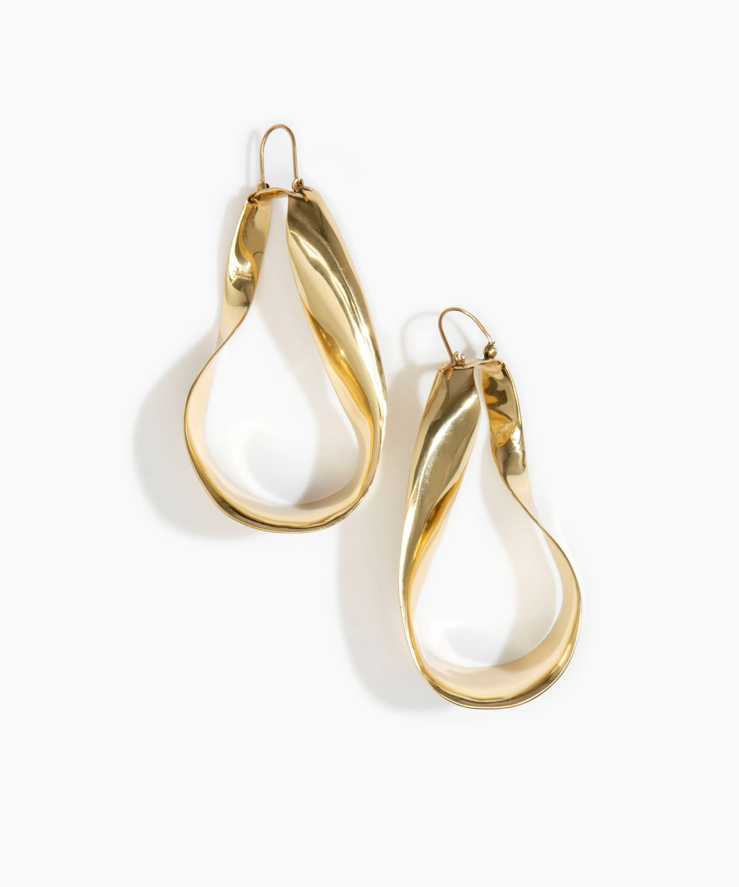 Large Olive Leaf Earrings
