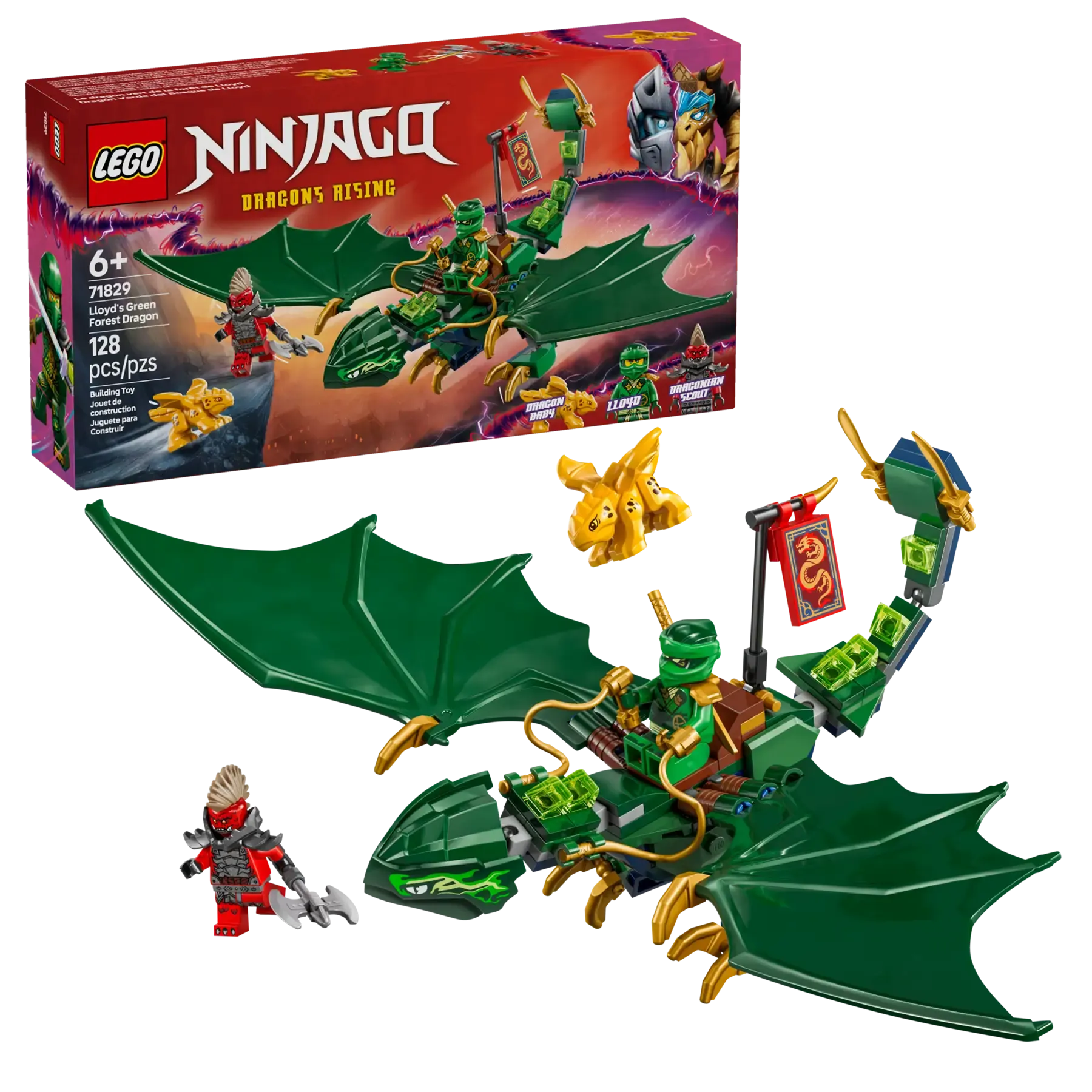 Lego Lloyd's Green Forest Dragon (71829)