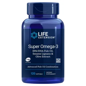 Life Extension Super Omega-3 EPA/DHA with Sesame Lignans &amp; Olive Extract - 120 Softgels