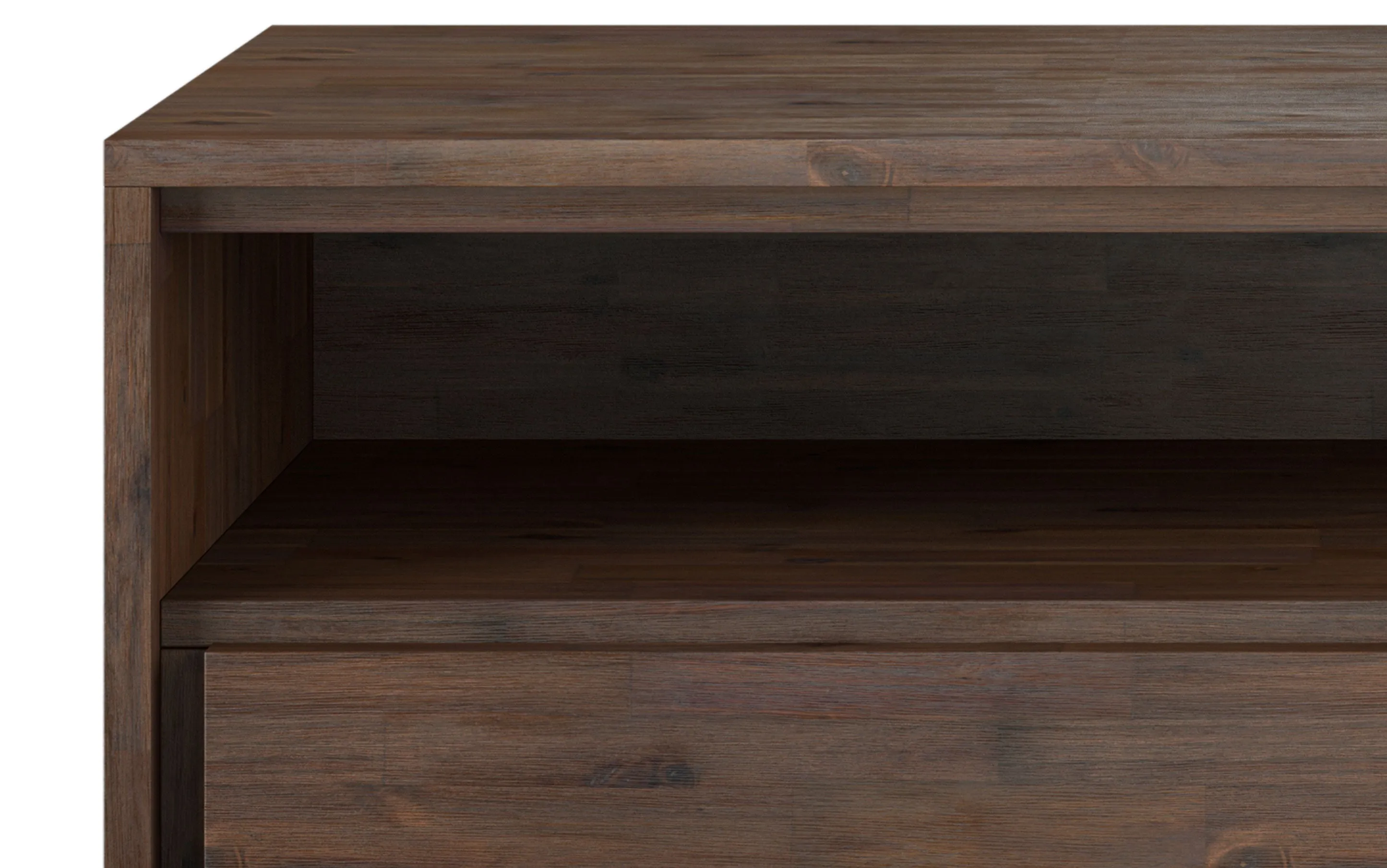 Lowry 42 inch TV Media Stand in Acacia