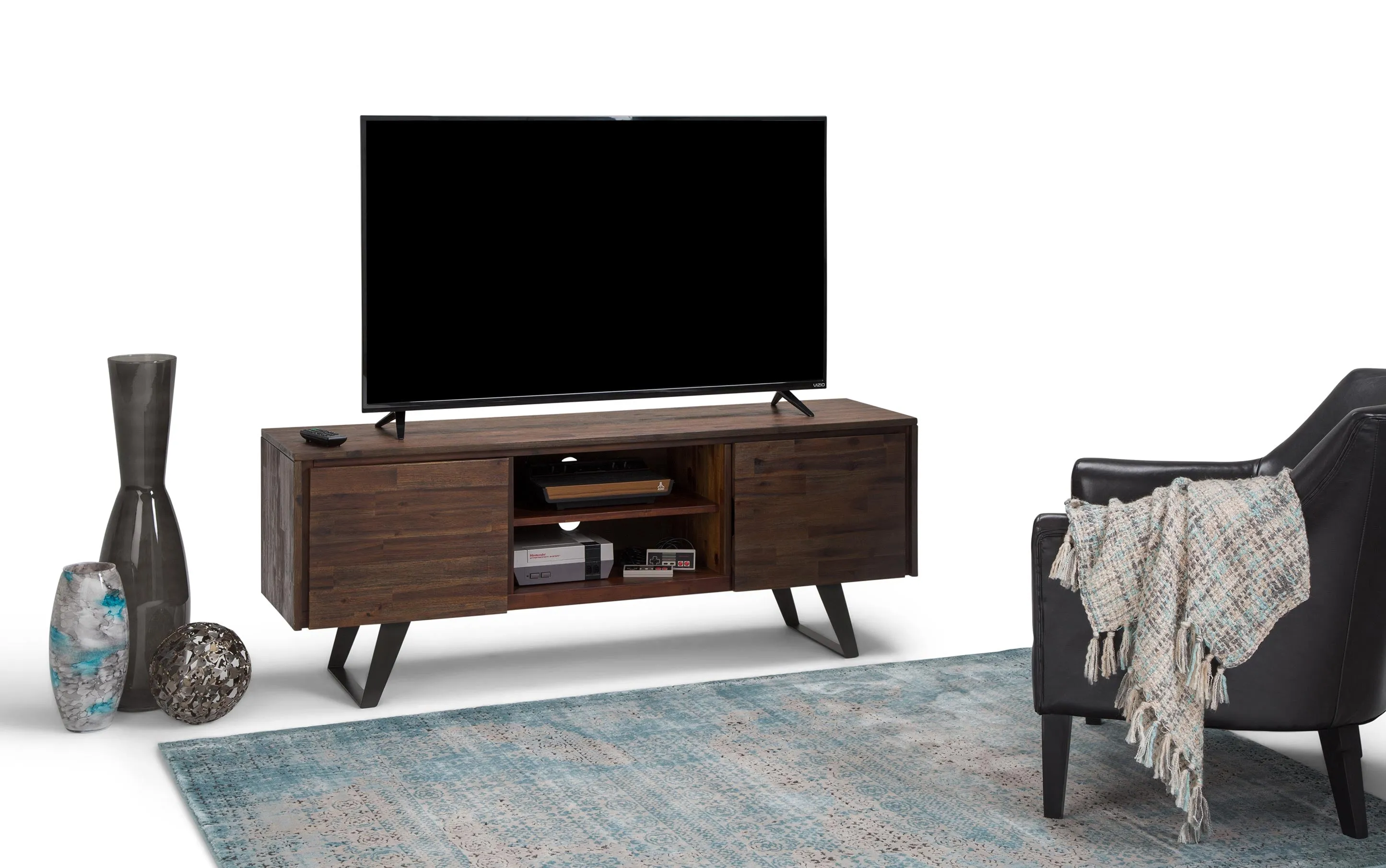Lowry TV Media Stand in Acacia