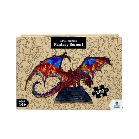 LPG Puzzles Wooden Fantasy Puzzle - Dragon Flight