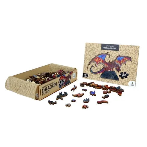 LPG Puzzles Wooden Fantasy Puzzle - Dragon Flight