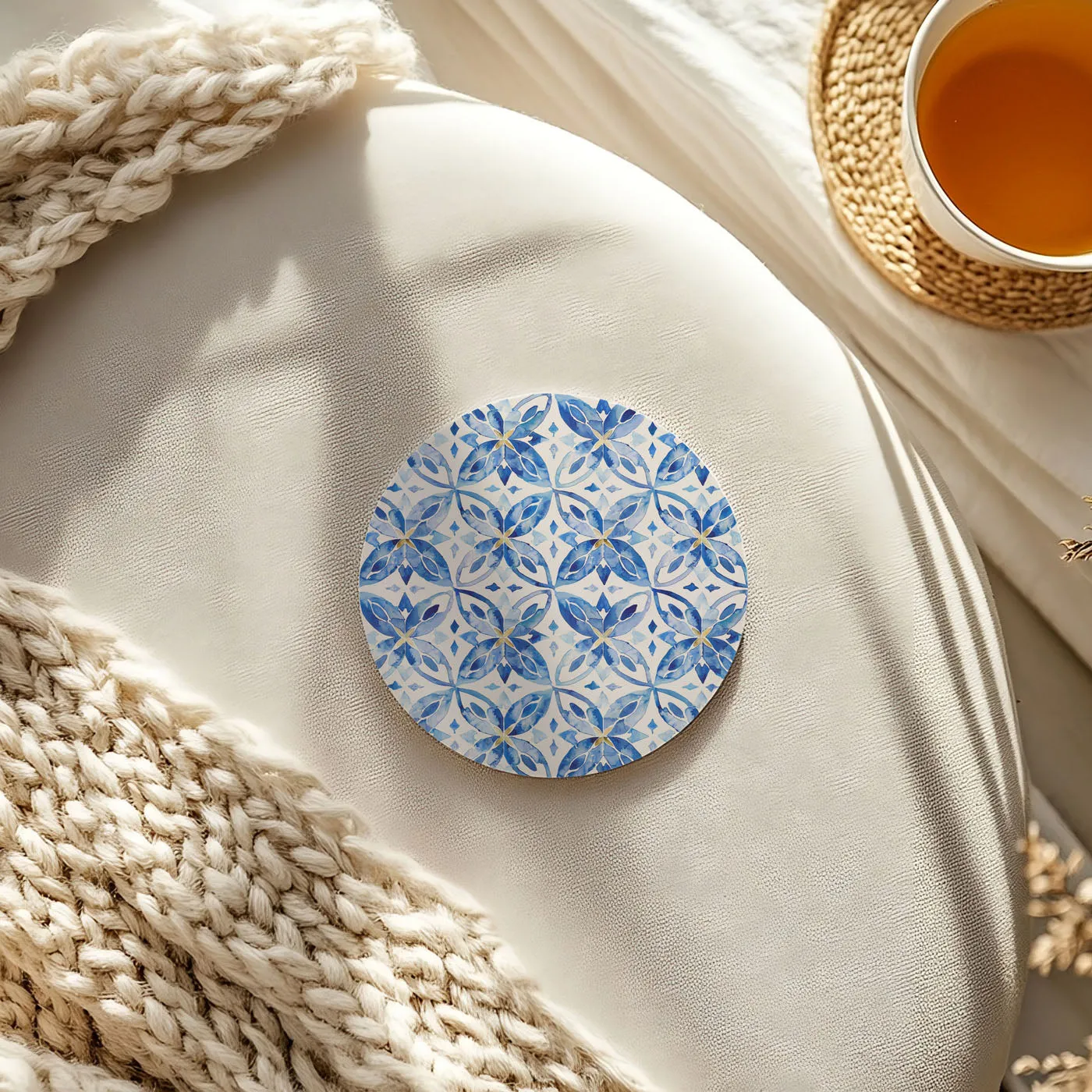 Mediterranean Lemon Coasters