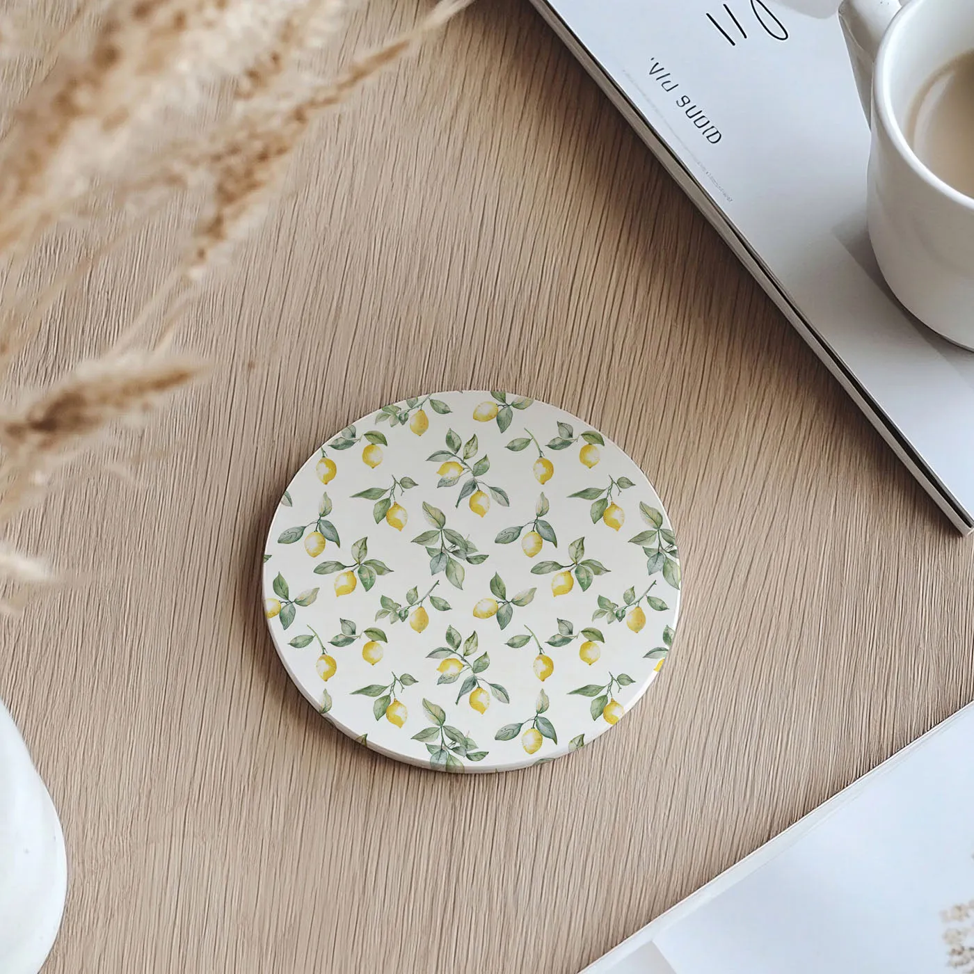 Mediterranean Lemon Coasters