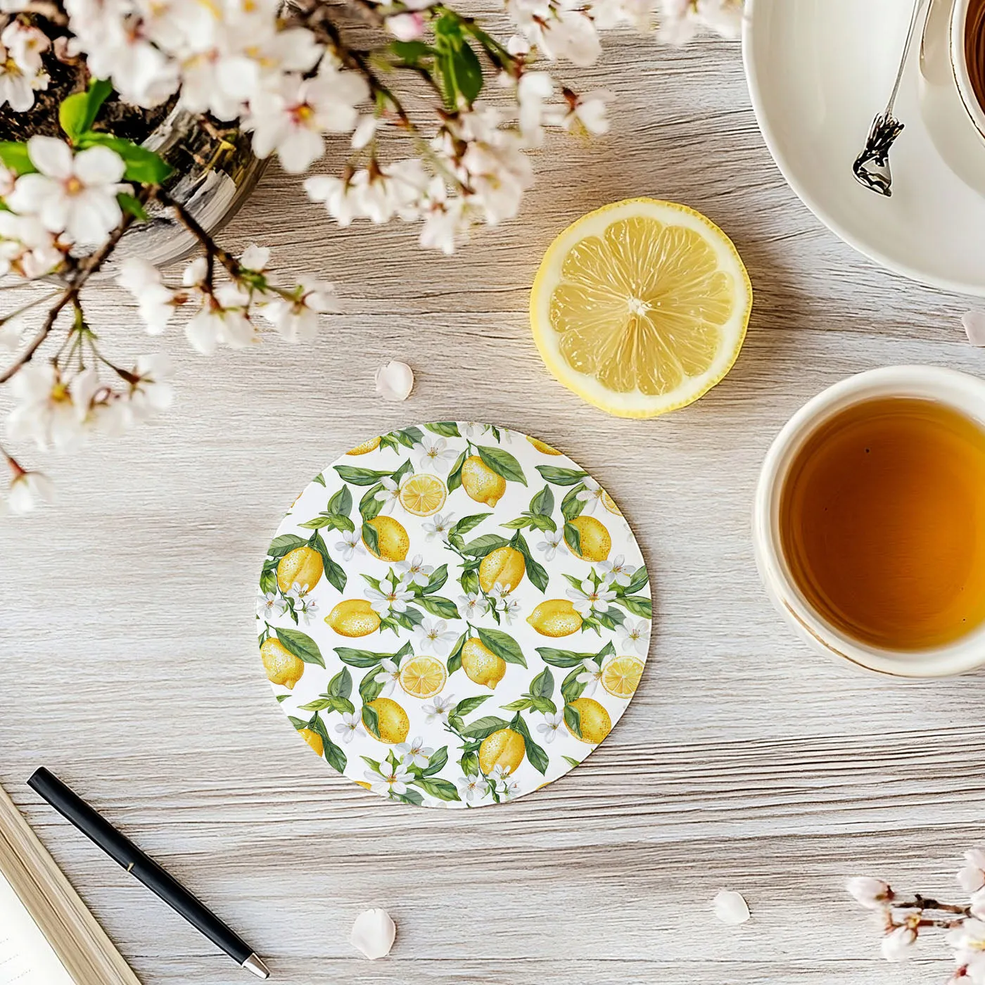 Mediterranean Lemon Coasters