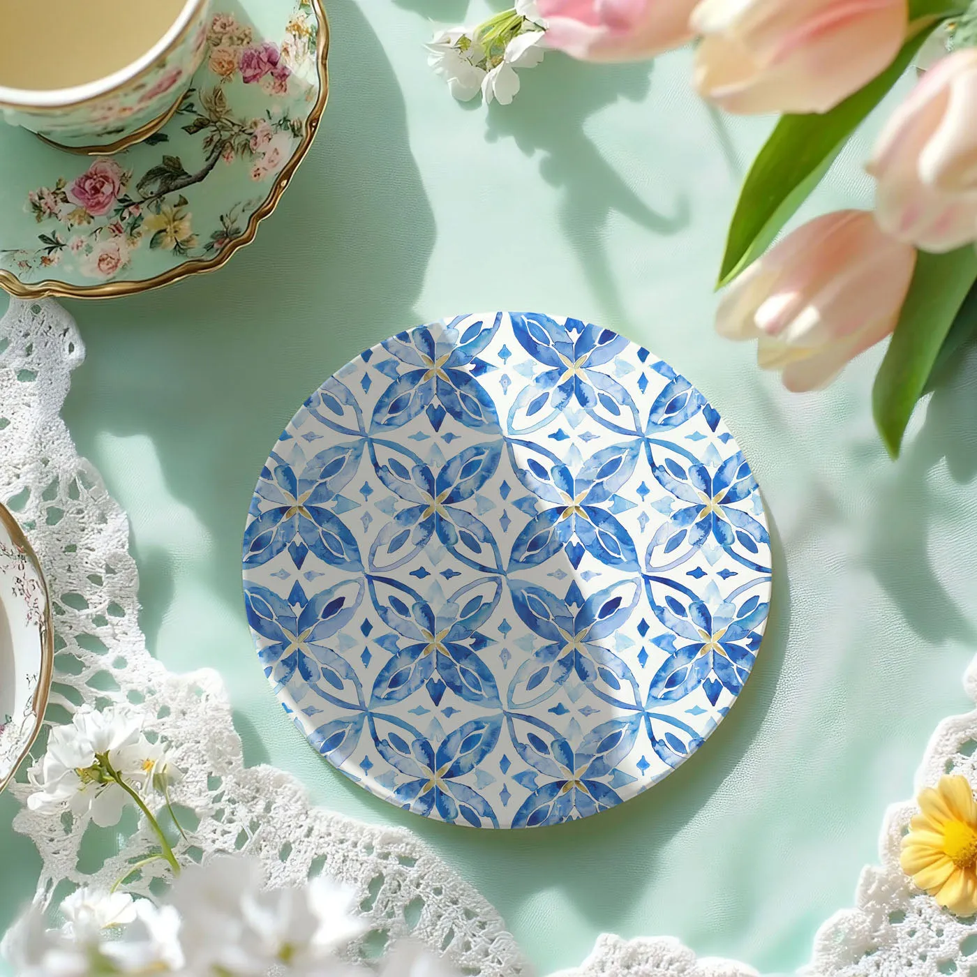 Mediterranean Lemon Coasters