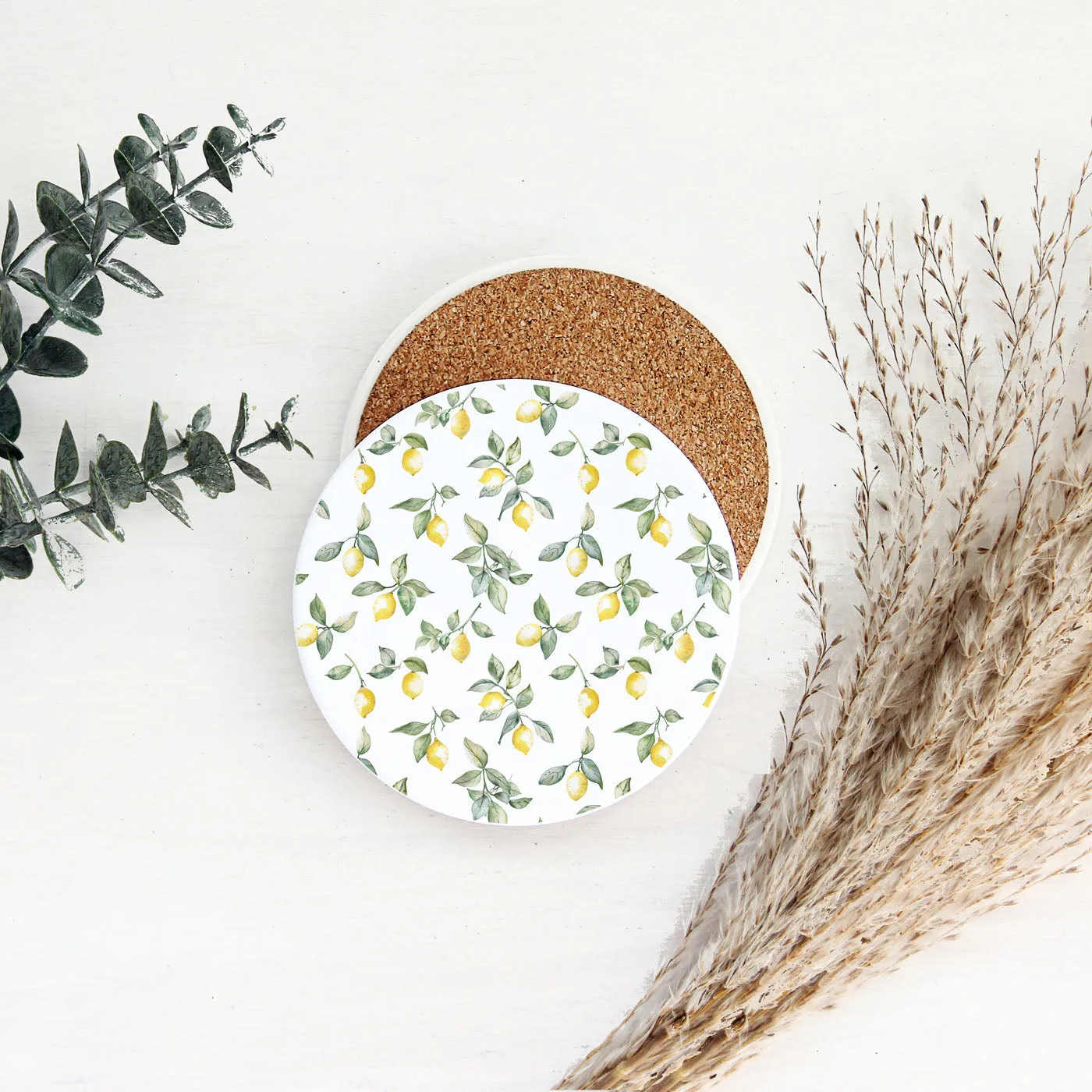 Mediterranean Lemon Coasters